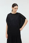 wide cocoon sheer vest ベスト ミズイロインド/mizuiro ind