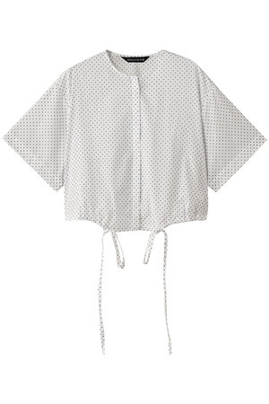 ミズイロインド/mizuiro indのdots drawstring shirt シャツ(110400/110402)