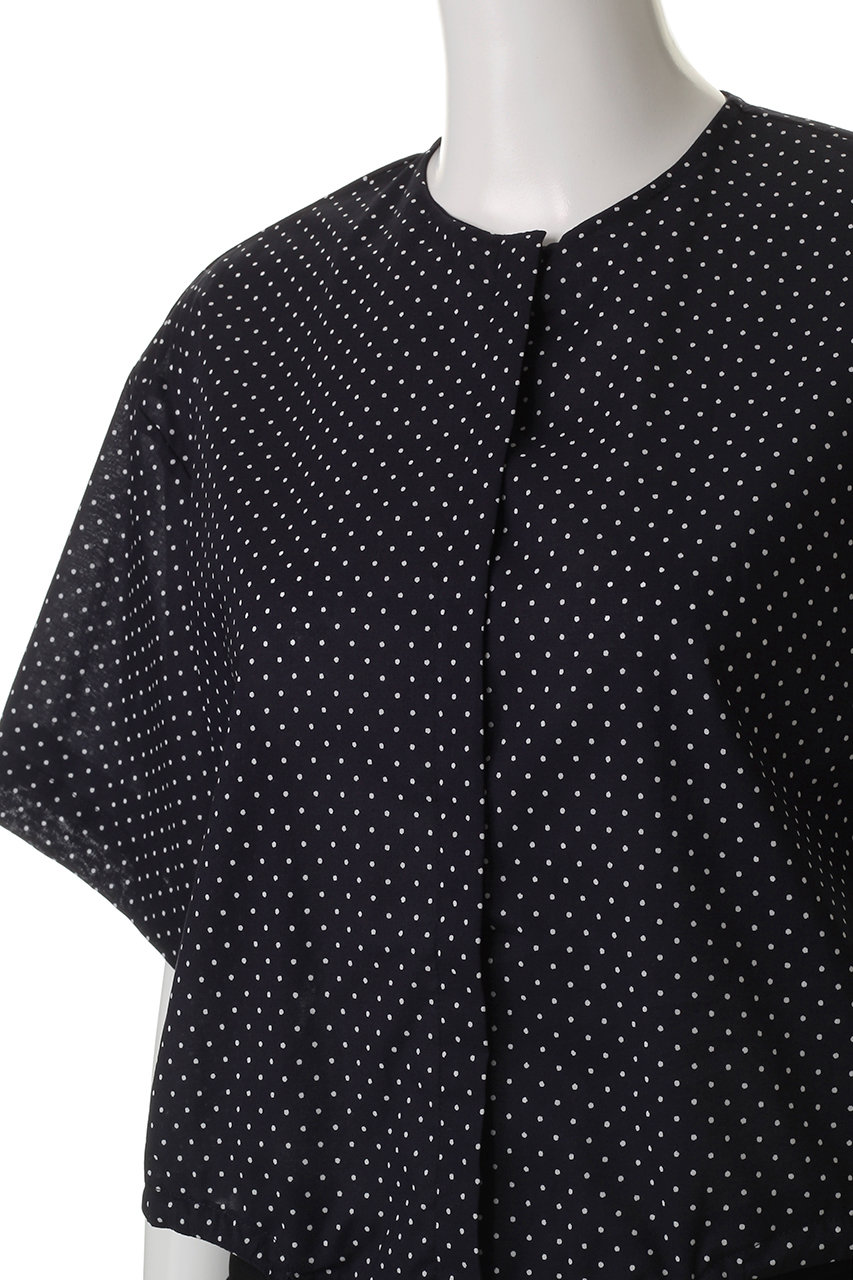 【美品】ミズイロインド dots drawstring shirt mizuiro ind(ミズイロインド)｜dots drawstring shirt シャツ