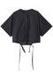 dots drawstring shirt シャツ ミズイロインド/mizuiro ind navy
