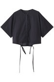 dots drawstring shirt シャツ