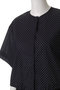 dots drawstring shirt シャツ ミズイロインド/mizuiro ind