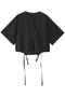 dots drawstring shirt シャツ ミズイロインド/mizuiro ind black