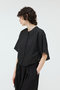 dots drawstring shirt シャツ ミズイロインド/mizuiro ind