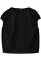 gathered puff slv PO プルオーバー ミズイロインド/mizuiro ind black