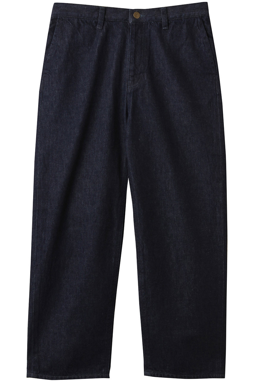 mizuiro ind straight denim PT パンツ (navy, 2) ミズイロインド ELLE SHOP mizuiro ind straight denim PT パンツ (navy, 2) ミズイロインド ELLE SHOP
