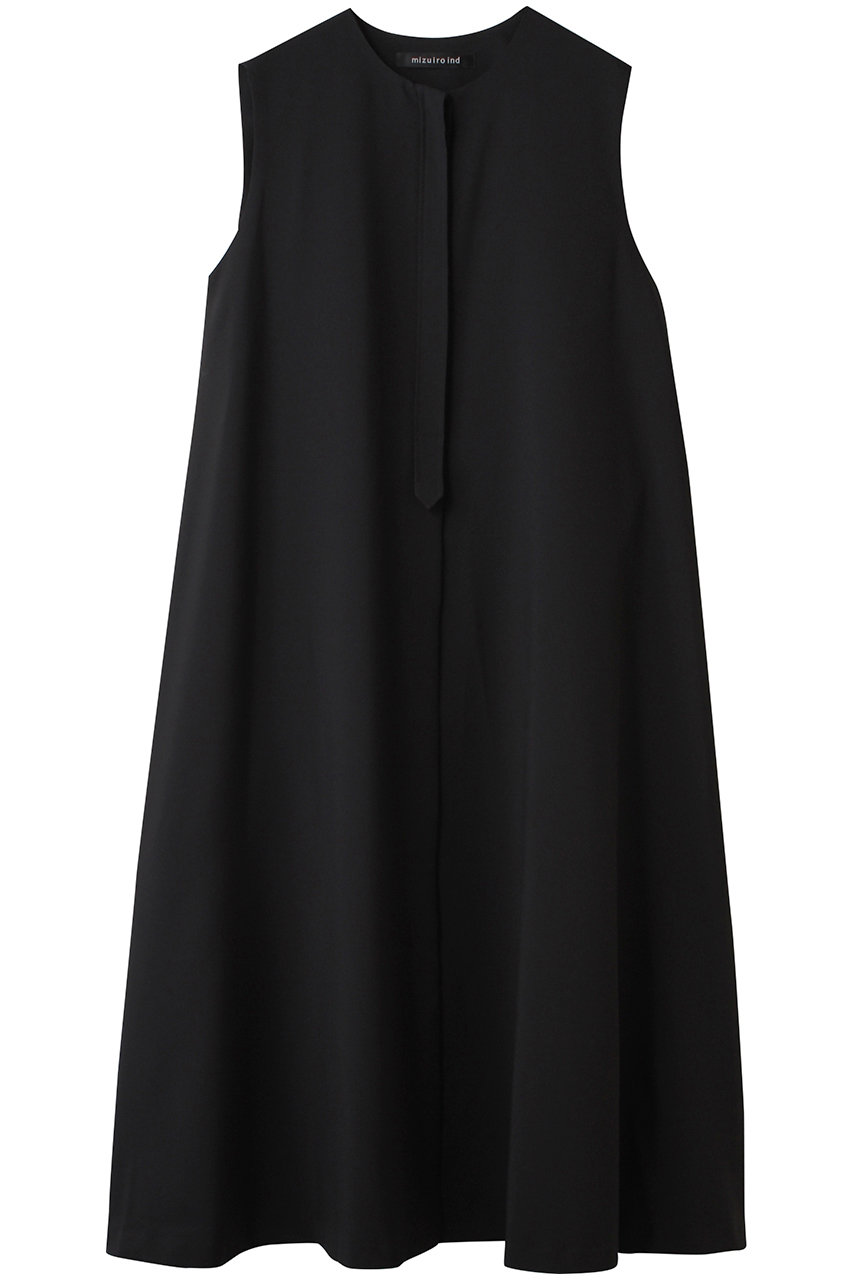 mizuiro ind poplin N/S flare OP ワンピース (black, F) ミズイロインド ELLE SHOP mizuiro ind poplin N/S flare OP ワンピース (black, F) ミズイロインド ELLE SHOP