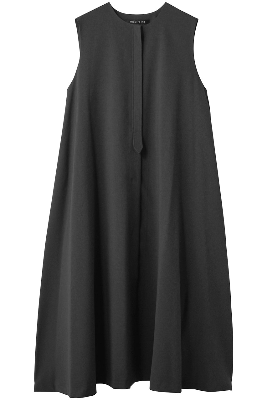 mizuiro ind poplin N/S flare OP ワンピース (c.gray, F) ミズイロインド ELLE SHOP mizuiro ind poplin N/S flare OP ワンピース (c.gray, F) ミズイロインド ELLE SHOP