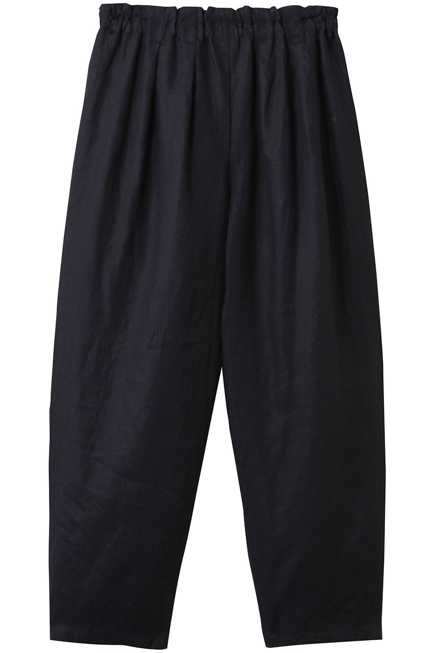 mizuiro ind linen easy PT パンツ (navy, F) ミズイロインド ELLE SHOP mizuiro ind linen easy PT パンツ (navy, F) ミズイロインド ELLE SHOP