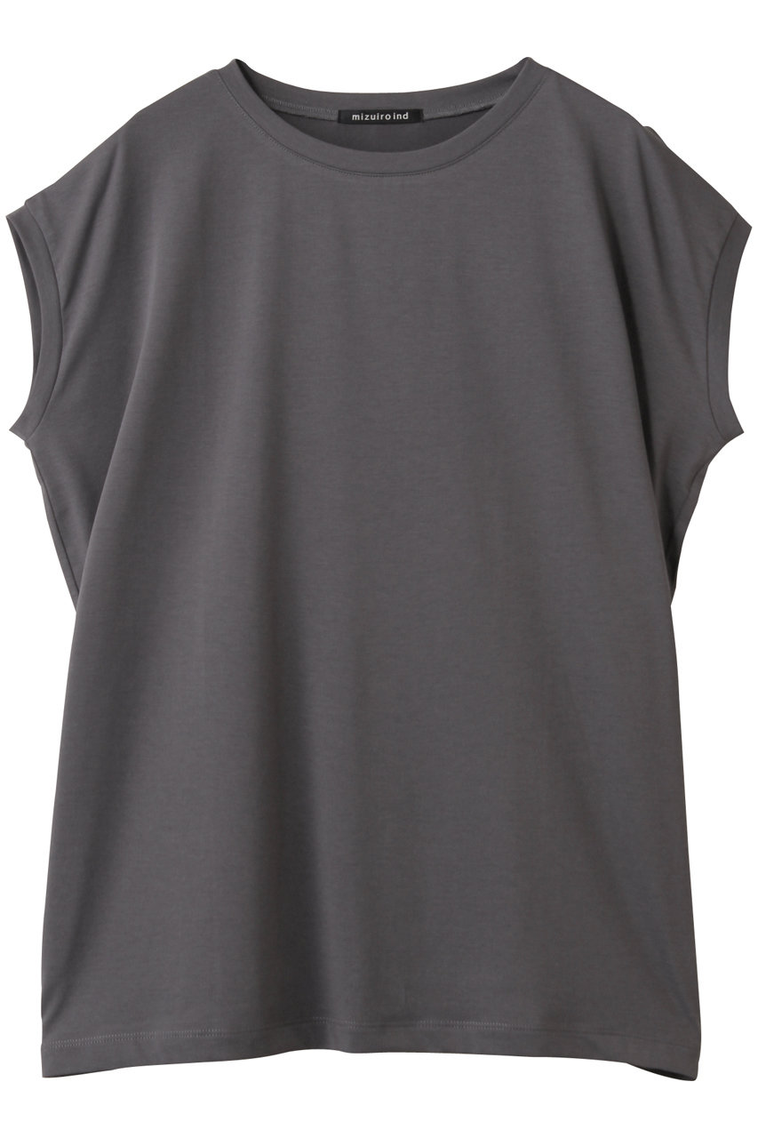 mizuiro ind french slv side up P/O プルオーバー (c.gray, F) ミズイロインド ELLE SHOP mizuiro ind french slv side up P/O プルオーバー (c.gray, F) ミズイロインド ELLE SHOP