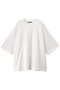 crew neck wide tunic チュニック ミズイロインド/mizuiro ind off white