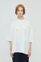 crew neck wide tunic チュニック ミズイロインド/mizuiro ind