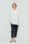 crew neck wide tunic チュニック ミズイロインド/mizuiro ind