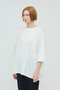 crew neck wide tunic チュニック ミズイロインド/mizuiro ind
