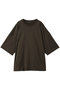 crew neck wide tunic チュニック ミズイロインド/mizuiro ind d.brown