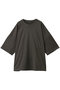crew neck wide tunic チュニック ミズイロインド/mizuiro ind c.gray