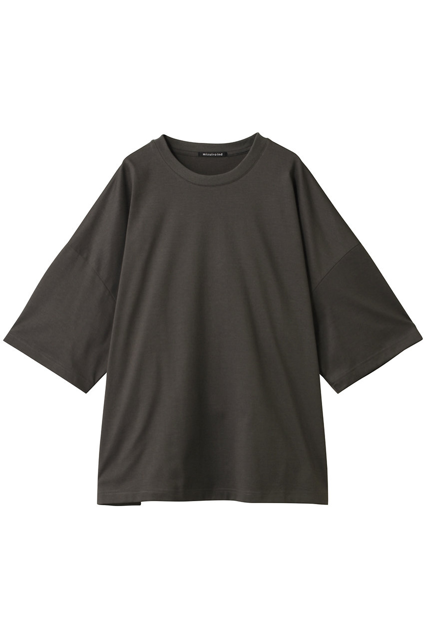 mizuiro ind crew neck wide tunic チュニック (c.gray, F) ミズイロインド ELLE SHOP mizuiro ind crew neck wide tunic チュニック (c.gray, F) ミズイロインド ELLE SHOP