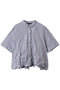 washer pleats flare check shirt シャツ ミズイロインド/mizuiro ind 96