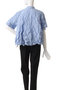 washer pleats flare check shirt シャツ ミズイロインド/mizuiro ind