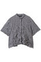 washer pleats flare check shirt シャツ ミズイロインド/mizuiro ind 98