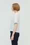 stretch lace c/neck T Tシャツ ミズイロインド/mizuiro ind