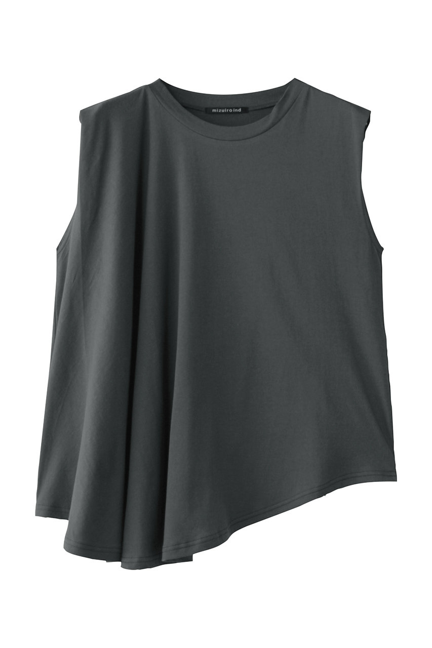 mizuiro ind c/neck asymmetry PO プルオーバー (c.gray, F) ミズイロインド ELLE SHOP mizuiro ind c/neck asymmetry PO プルオーバー (c.gray, F) ミズイロインド ELLE SHOP