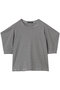 border drape slv Tshirt Tシャツ ミズイロインド/mizuiro ind black