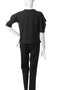 border drape slv Tshirt Tシャツ ミズイロインド/mizuiro ind