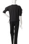 border drape slv Tshirt Tシャツ ミズイロインド/mizuiro ind