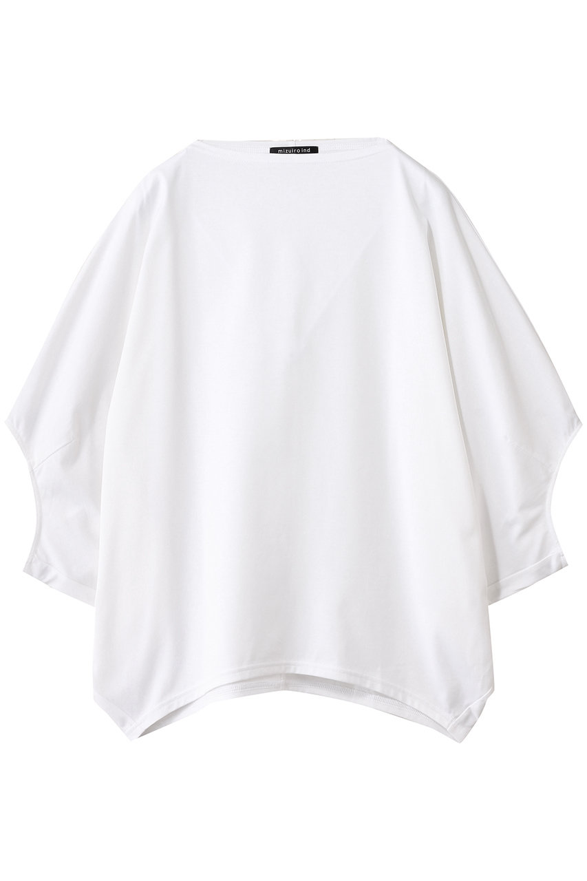 mizuiro ind boat neck dolman P/O プルオーバー (off white, F) ミズイロインド ELLE SHOP mizuiro ind boat neck dolman P/O プルオーバー (off white, F) ミズイロインド ELLE SHOP