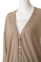 v neck wide C/D カーディガン ミズイロインド/mizuiro ind