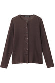 crew neck rib C/D カーディガン