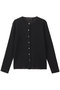 crew neck rib C/D カーディガン ミズイロインド/mizuiro ind black
