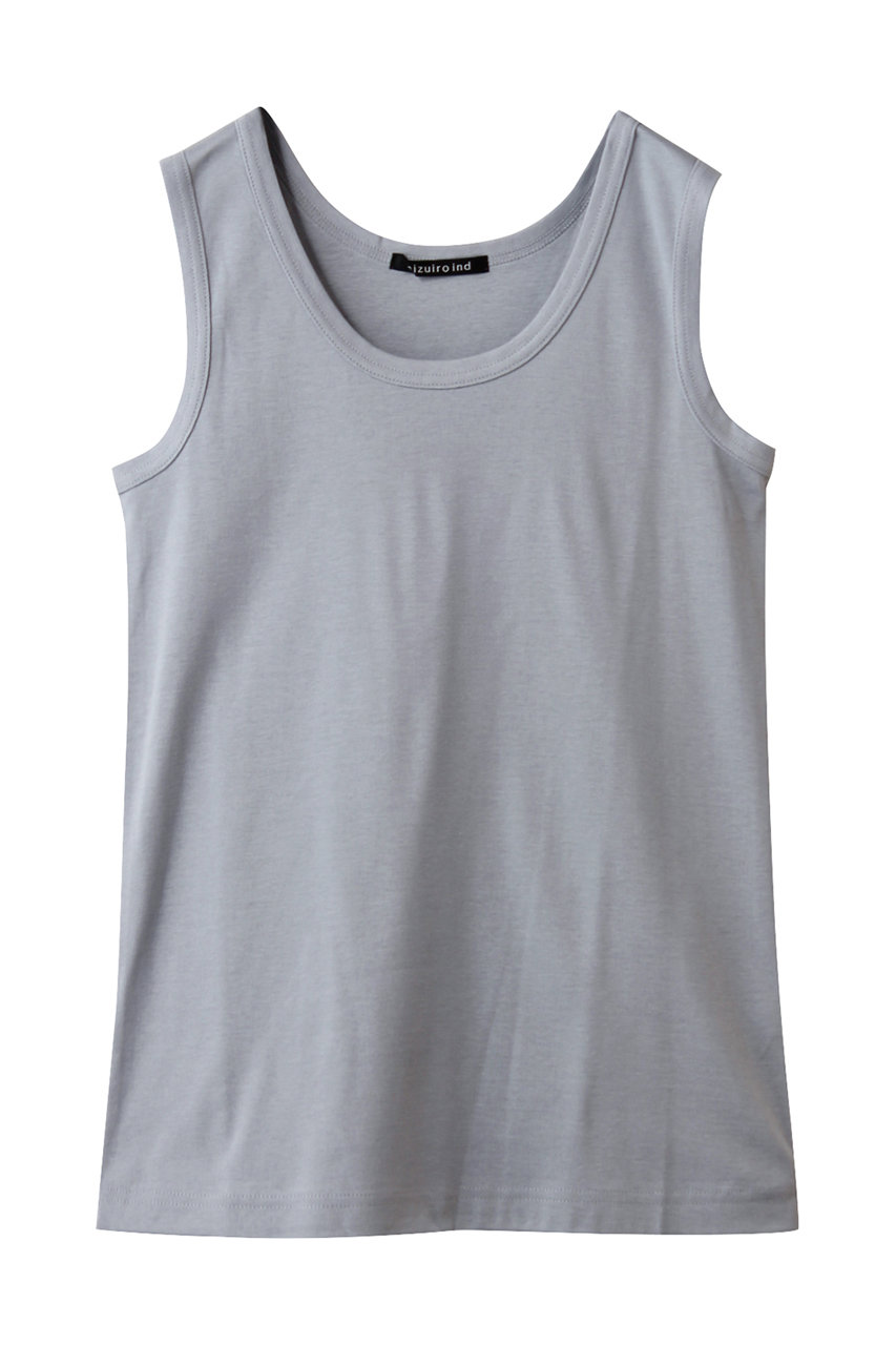 mizuiro ind basic rib tanktop タンクトップ (l.gray, F) ミズイロインド ELLE SHOP mizuiro ind basic rib tanktop タンクトップ (l.gray, F) ミズイロインド ELLE SHOP
