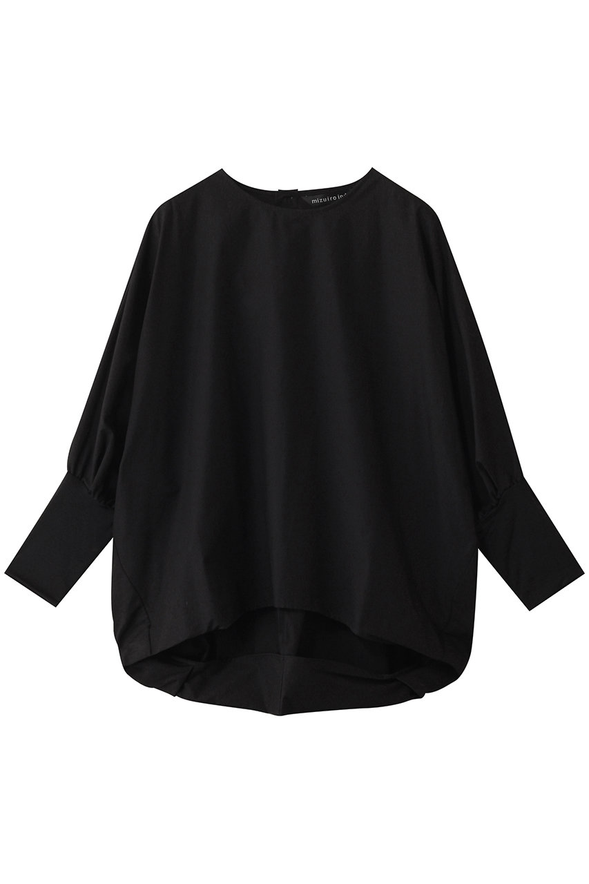 mizuiro ind crew neck cocoon P/O プルオーバー (black, F) ミズイロインド ELLE SHOP mizuiro ind crew neck cocoon P/O プルオーバー (black, F) ミズイロインド ELLE SHOP