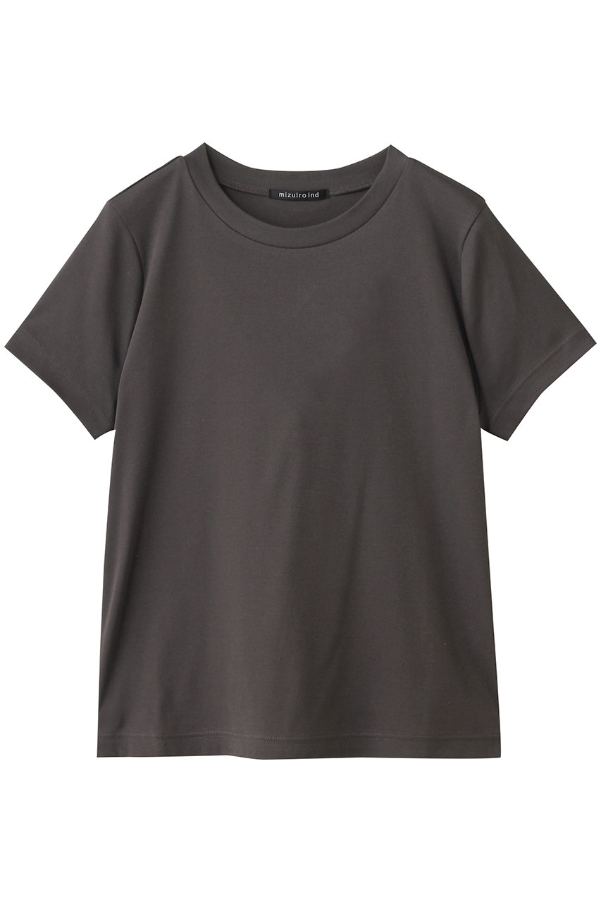 mizuiro ind compact basic T Tシャツ (c.gray, F) ミズイロインド ELLE SHOP mizuiro ind compact basic T Tシャツ (c.gray, F) ミズイロインド ELLE SHOP