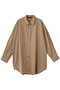 ワイドチュニックシャツ ミズイロインド/mizuiro ind beige