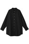 ワイドチュニックシャツ ミズイロインド/mizuiro ind black
