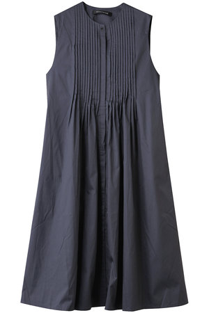 ミズイロインド/mizuiro indのcrew neck pin tucked OP ワンピース(110500/110503)