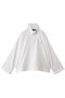 ジップハイネックカラープルオーバー ミズイロインド/mizuiro ind off white