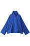ジップハイネックカラープルオーバー ミズイロインド/mizuiro ind blue