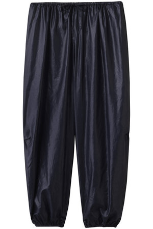ミズイロインド/mizuiro indのglossy drawstring hem easy PT パンツ(110600/110601)