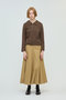 ロングフレアバルーンスカート ミズイロインド/mizuiro ind