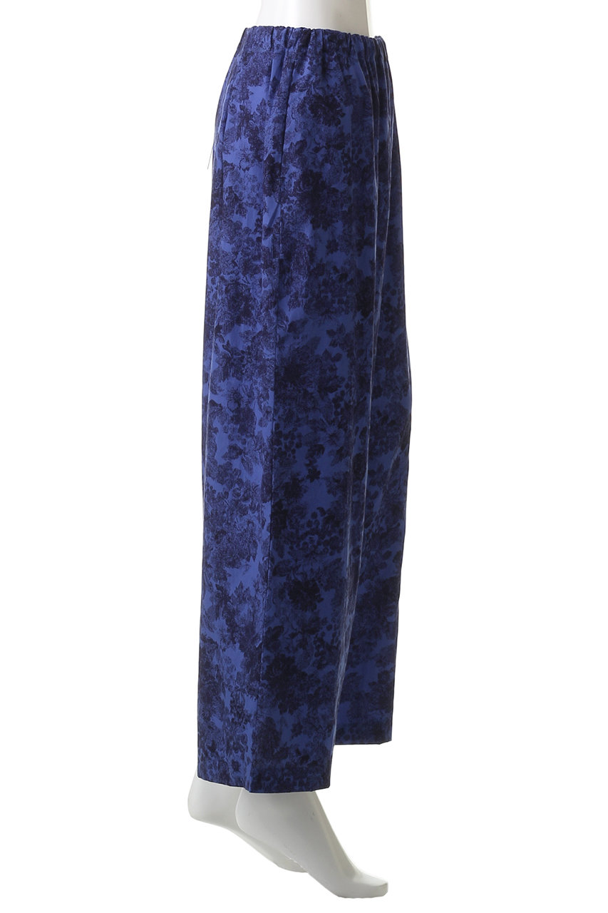 mizuiro ind(ミズイロインド)｜プリントイージーパンツ/beige の通販