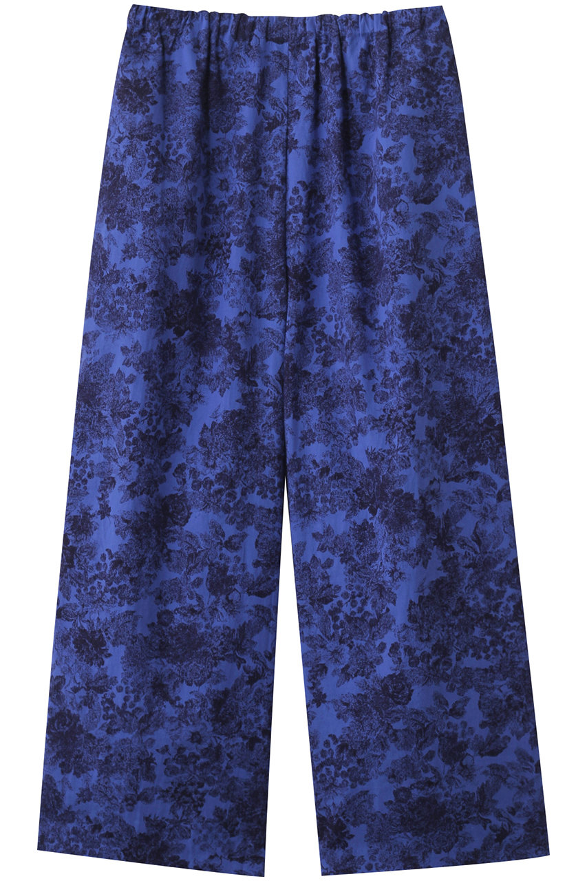 mizuiro ind print easy PT パンツ (blue, F) ミズイロインド ELLE SHOP mizuiro ind print easy PT パンツ (blue, F) ミズイロインド ELLE SHOP