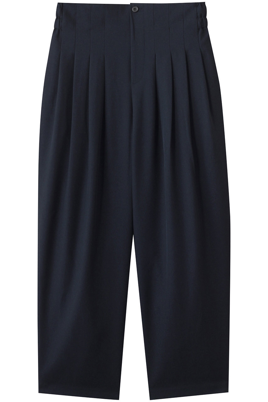 mizuiro ind high waist tuck PT パンツ (navyA, F) ミズイロインド ELLE SHOP mizuiro ind high waist tuck PT パンツ (navyA, F) ミズイロインド ELLE SHOP