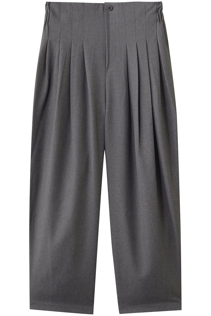 mizuiro ind high waist tuck PT パンツ (grayA, F) ミズイロインド ELLE SHOP mizuiro ind high waist tuck PT パンツ (grayA, F) ミズイロインド ELLE SHOP