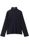 メッシュドットハイネックプルオーバー ミズイロインド/mizuiro ind navy