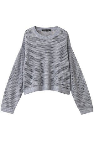 ミズイロインド/mizuiro indのmesh crew neck P/O プルオーバー(110300/110301)