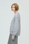メッシュVネックカーディガン ミズイロインド/mizuiro ind